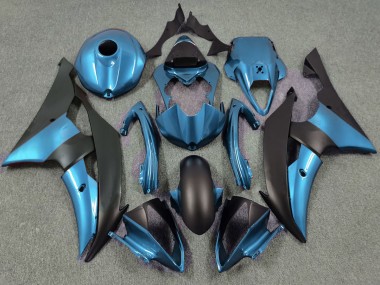 2008-2016 Electric Blue and Matte Black Yamaha R6 Motorcycle Fairing