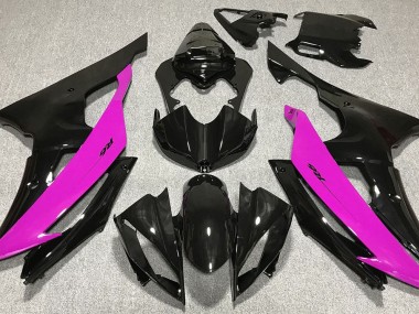 2008-2016 Gloss Black & Pink Yamaha R6 Motorcycle Fairing