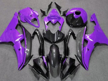 2008-2016 Gloss Purple and Carbon Yamaha R6 Motorcycle Fairing