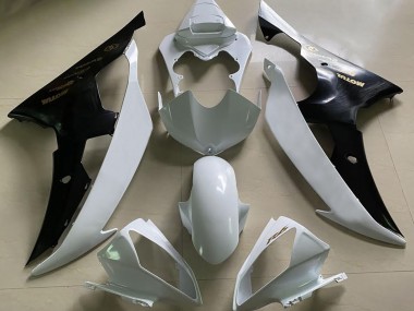 2008-2016 Gloss White and Black & Gold Yamaha R6 Motorcycle Fairing