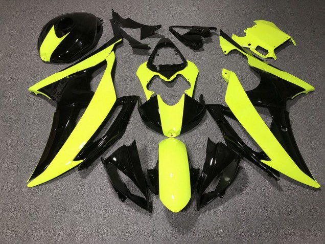 2008-2016 High Viz and Black Custom Yamaha R6 Motorcycle Fairing 2008-2016 High Viz and Black Custom Yamaha R6 Motorcycle Fairing