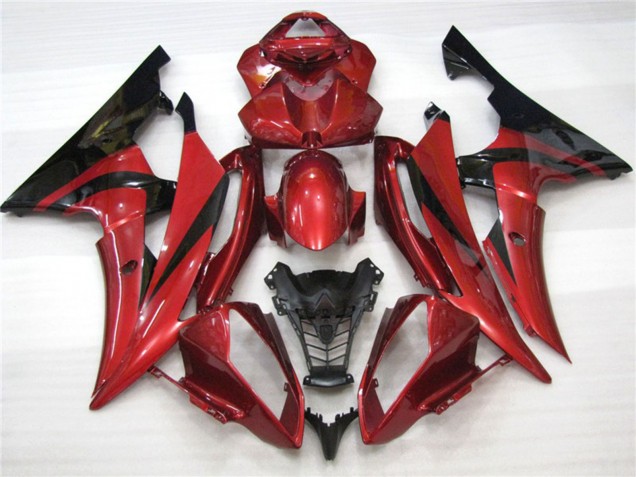 2008-2016 Maroon Black Yamaha R6 Motorcycle Fairing 2008-2016 Maroon Black Yamaha R6 Motorcycle Fairing