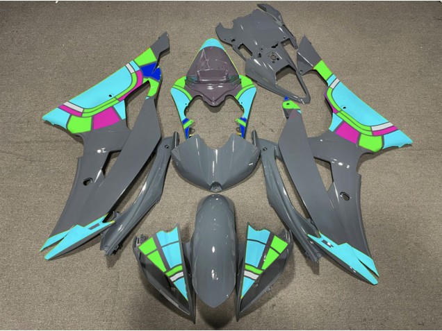 2008-2016 Nardo and Teal Design Yamaha R6 Motorcycle Fairing 2008-2016 Nardo and Teal Design Yamaha R6 Motorcycle Fairing