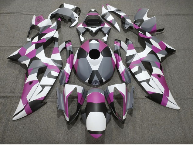 2008-2016 Pink Camo Plain Yamaha R6 Motorcycle Fairing 2008-2016 Pink Camo Plain Yamaha R6 Motorcycle Fairing