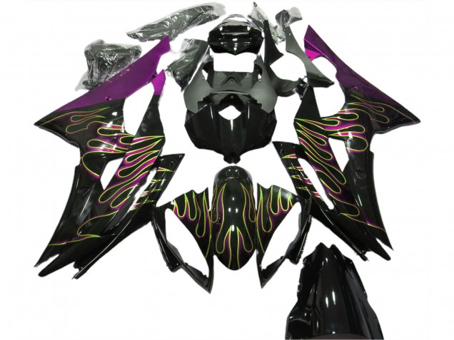 2008-2016 Pink Flame Yamaha R6 Motorcycle Fairing 2008-2016 Pink Flame Yamaha R6 Motorcycle Fairing