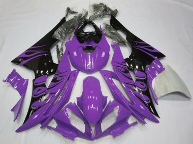 2008-2016 Purple Flame Style Yamaha R6 Motorcycle Fairing