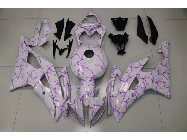 2008-2016 Purple Lighting Yamaha R6 Motorcycle Fairing 2008-2016 Purple Lighting Yamaha R6 Motorcycle Fairing