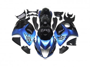 2008-2020 Deep blue with Black Custom Suzuki GSXR 1300 Hayabusa Motorcycle Fairing