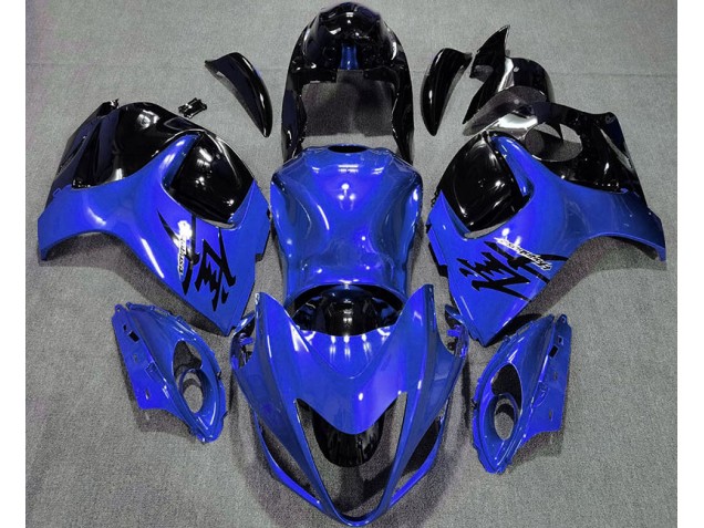 2008-2020 Gloss Blue and Black Suzuki GSXR 1300 Hayabusa Motorcycle Fairing 2008-2020 Gloss Blue and Black Suzuki GSXR 1300 Hayabusa Motorcycle Fairing