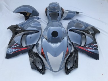 2008-2020 Nardo Grey and Black Limited Suzuki GSXR 1300 Hayabusa Motorcycle Fairing