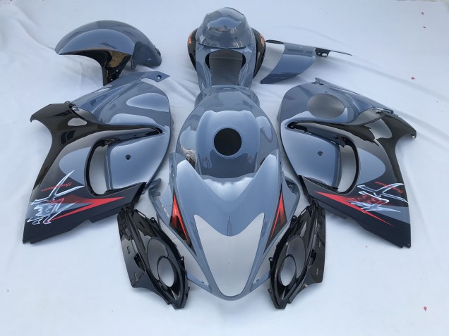 2008-2020 Nardo Grey and Black Limited Suzuki GSXR 1300 Hayabusa Motorcycle Fairing 2008-2020 Nardo Grey and Black Limited Suzuki GSXR 1300 Hayabusa Motorcycle Fairing