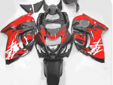 2008-2020 Red and Grey Suzuki GSXR 1300 Hayabusa Motorcycle Fairing