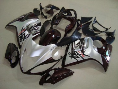 2008-2020 Silver Black Suzuki GSXR 1300 Hayabusa Motorcycle Fairing