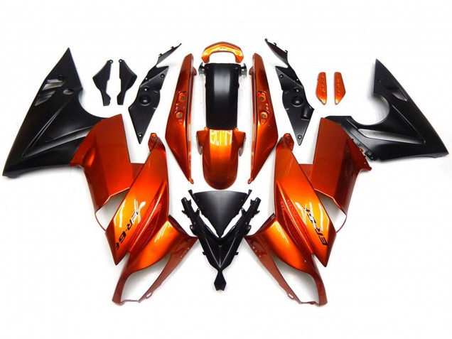 2009-2011 Burnt Orange Kawasaki Ninja 650R Motorcycle Fairing 2009-2011 Burnt Orange Kawasaki Ninja 650R Motorcycle Fairing