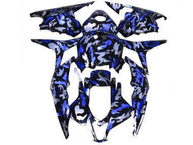 2009-2012 Dark Blue Snow Camo Honda CBR600RR Motorcycle Fairing