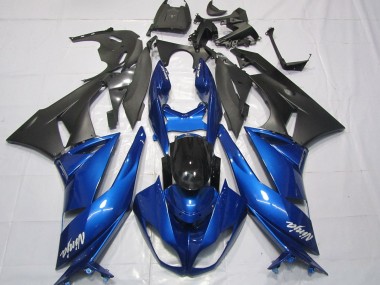 2009-2012 Gloss Blue Kawasaki ZX6R Motorcycle Fairing