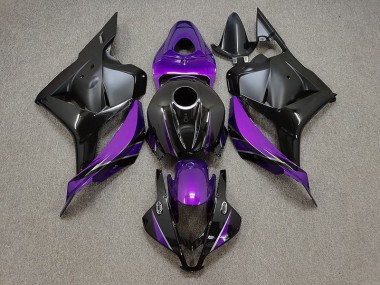 2009-2012 Gloss Purple and Black Honda CBR600RR Motorcycle Fairing