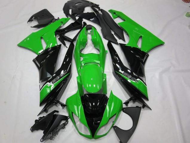 2009-2012 Green Black Kawasaki ZX6R Motorcycle Fairing 2009-2012 Green Black Kawasaki ZX6R Motorcycle Fairing