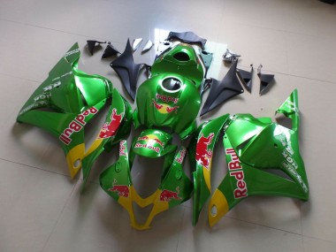 2009-2012 Green Red Bull Honda CBR600RR Motorcycle Fairing
