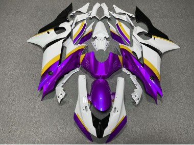 2009-2012 Matte Black and Gold Star Honda CBR600RR Motorcycle Fairing