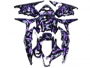 2009-2012 Purple Snow Camo Honda CBR600RR Motorcycle Fairing