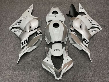 2009-2012 Silver Repsol Honda CBR600RR Motorcycle Fairing