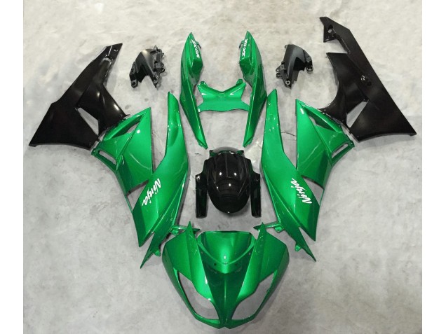 2009-2012 Vibrant Green Gloss Kawasaki ZX6R Motorcycle Fairing