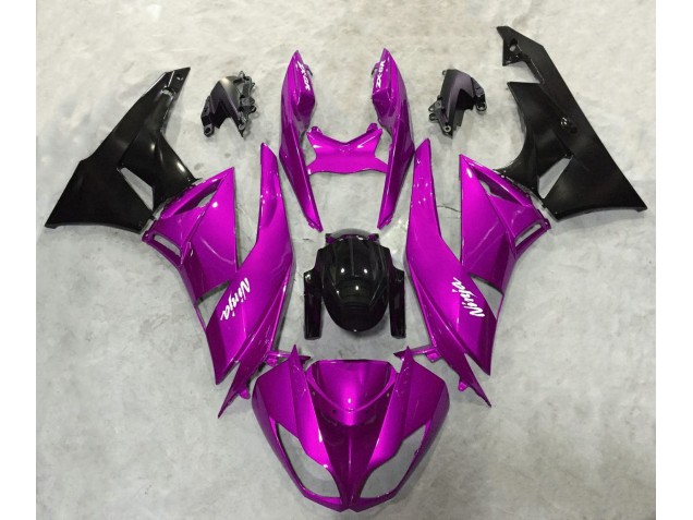 2009-2012 Vibrant Pink Gloss Kawasaki ZX6R Motorcycle Fairing