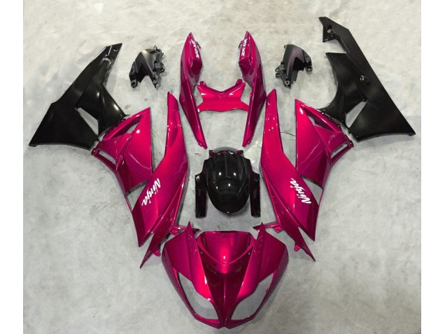 2009-2012 Vibrant Red Gloss Kawasaki ZX6R Motorcycle Fairing