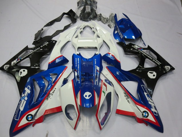 2009-2014 Alien Blue and White BMW S1000RR Motorcycle Fairing 2009-2014 Alien Blue and White BMW S1000RR Motorcycle Fairing