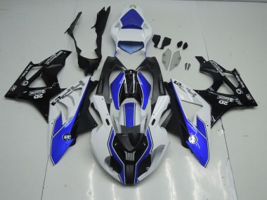 2009-2014 Alien Blue and White BMW S1000RR Motorcycle Fairing