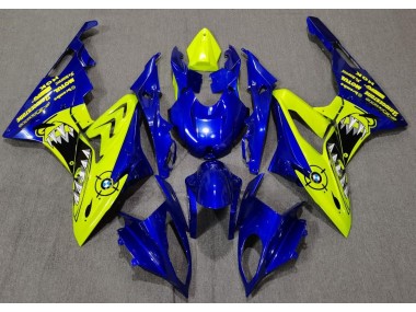 2009-2014 Alien Blue and White BMW S1000RR Motorcycle Fairing