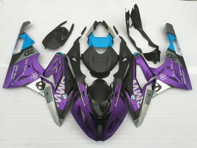2009-2014 Alien Blue and White BMW S1000RR Motorcycle Fairing 2009-2014 Alien Blue and White BMW S1000RR Motorcycle Fairing
