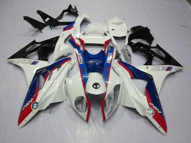 2009-2014 Alien Blue and White BMW S1000RR Motorcycle Fairing