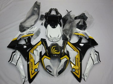 2009-2014 Alien Blue and White BMW S1000RR Motorcycle Fairing