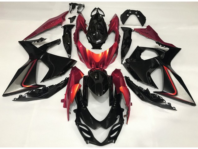2009-2016 Burnt Orange and Black Suzuki GSXR 1000 Motorcycle Fairing 2009-2016 Burnt Orange and Black Suzuki GSXR 1000 Motorcycle Fairing