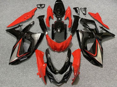 2009-2016 Gloss Red and Black Suzuki GSXR 1000 Motorcycle Fairing