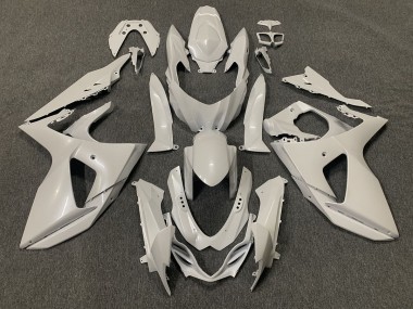 2009-2016 Plain Gloss White Suzuki GSXR 1000 Motorcycle Fairing