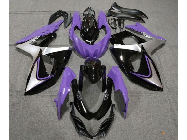 2009-2016 Purple Silver and Black Suzuki GSXR 1000 Motorcycle Fairing