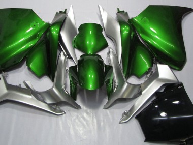 2010-2013 Deep Green and Silver Honda VFR1200 Motorcycle Fairing