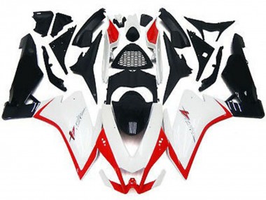 2010-2015 Gloss White & Red Aprilia RSV4 1000 Motorcycle Fairing