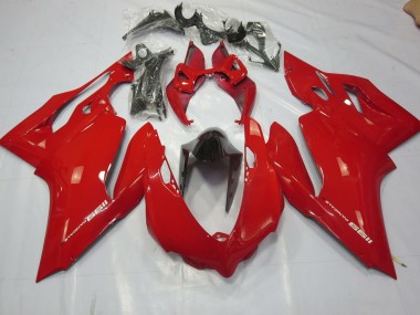 2011-2014 Plain Gloss Red Ducati Ducati 1199 Motorcycle Fairing