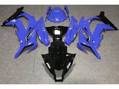 2011-2015 Gloss Blue & Logos Kawasaki ZX10R Motorcycle Fairing