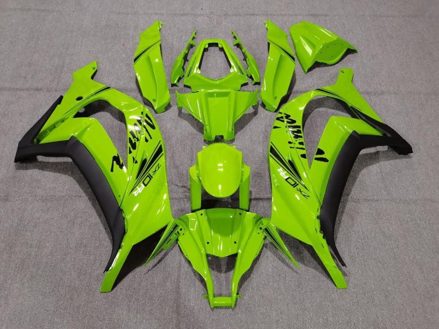 2011-2015 Gloss Green & Black Kawasaki ZX10R Motorcycle Fairing 2011-2015 Gloss Green & Black Kawasaki ZX10R Motorcycle Fairing