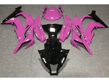 2011-2015 Gloss Pink & Logos Kawasaki ZX10R Motorcycle Fairing