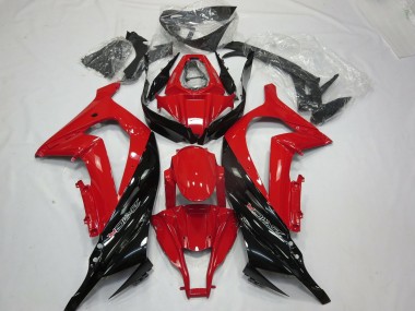 2011-2015 Red Black Gloss Kawasaki ZX10R Motorcycle Fairing