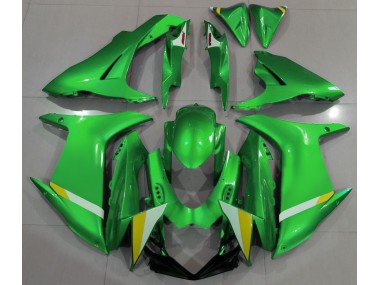 2011-2024 Full Gloss Light Green Suzuki GSXR 600-750 Motorcycle Fairing