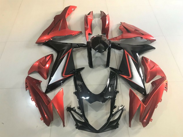 2011-2024 Gloss Black & Vibrant Orange Suzuki GSXR 600-750 Motorcycle Fairing 2011-2024 Gloss Black & Vibrant Orange Suzuki GSXR 600-750 Motorcycle Fairing