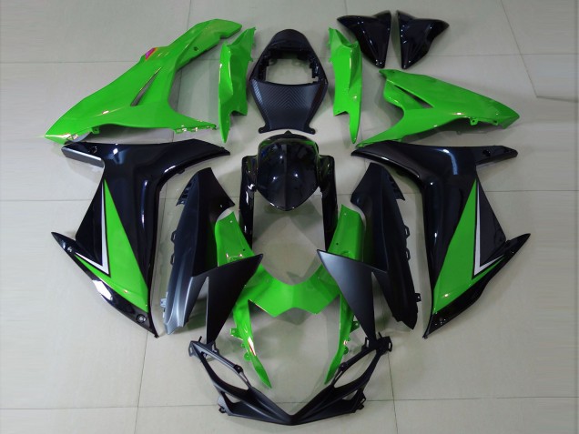 2011-2024 Gloss Green and Black Suzuki GSXR 600-750 Motorcycle Fairing 2011-2024 Gloss Green and Black Suzuki GSXR 600-750 Motorcycle Fairing
