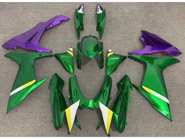 2011-2024 Gloss Green and Purple Suzuki GSXR 600-750 Motorcycle Fairing 2011-2024 Gloss Green and Purple Suzuki GSXR 600-750 Motorcycle Fairing